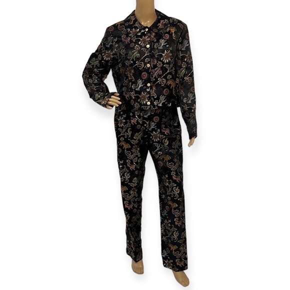 Joseph Ribkoff Chinese Dragon Brocade 2 piece Suit Jacket and Trousers 8/10 - Picture 1 of 17